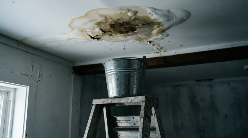 Water Leaking from the Ceiling When It’s Raining? Diagnosis and Permanent Repair Solutions