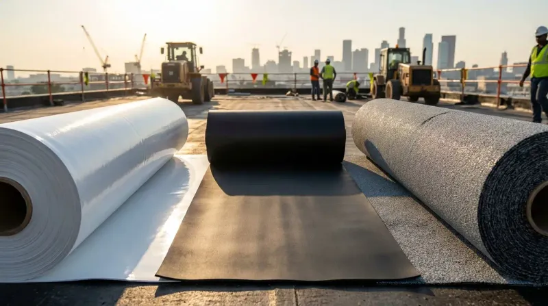 Choosing Flat Roof Materials: EPDM vs. TPO vs. PVC Comparison