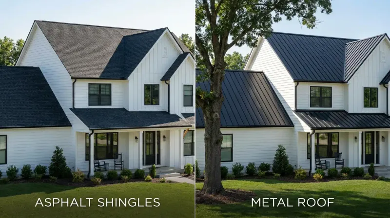 Metal vs. Shingles: Comparing Cost, Lifespan, and Long-Term Roofing Value