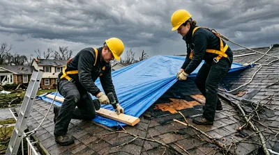 Storm Damage: How to Safely Tarp Your Roof After a Disaster