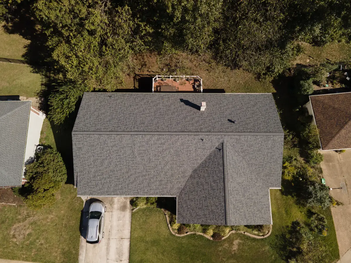 New roof installation by Brandon J Roofing